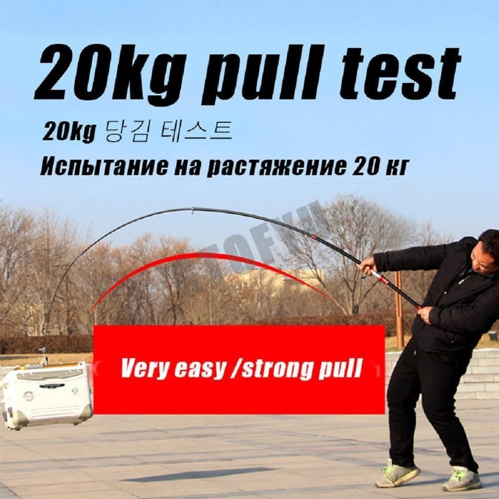 Telescopic Fishing Rod, Carbon Fiber Travel Surf Rod, Spinning Power Lure 2-9…