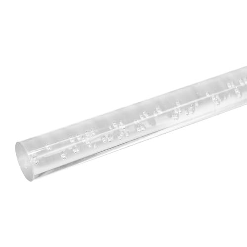 Acrylic Lucite Rod Dowel – One 1″ x 11 .8125″ (25mm x 300mm) (Bubble)