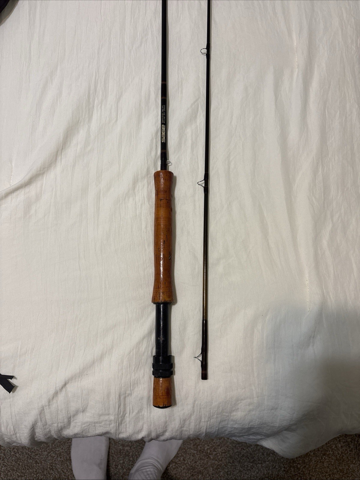 SAGE Graphite III GFL 790 RPL Fly Rod 9′ 7wt 2pc Full Grip Cork Handle