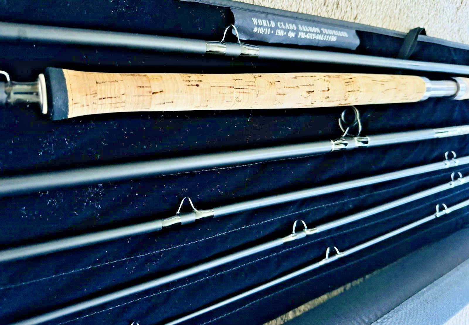 Fulling Mill World Class Carbon 15 Foot 6 Piece Salmon Traveller Fly Rod #10/11