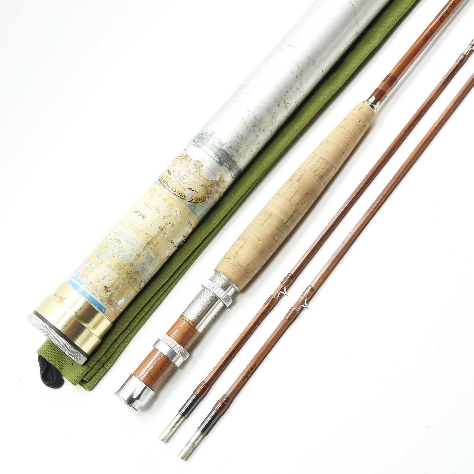 Orvis Impregnated “Battenkill” Bamboo Fly Rod. 8’. 8wt. 4 3/8oz. W/ Tube & Sock.