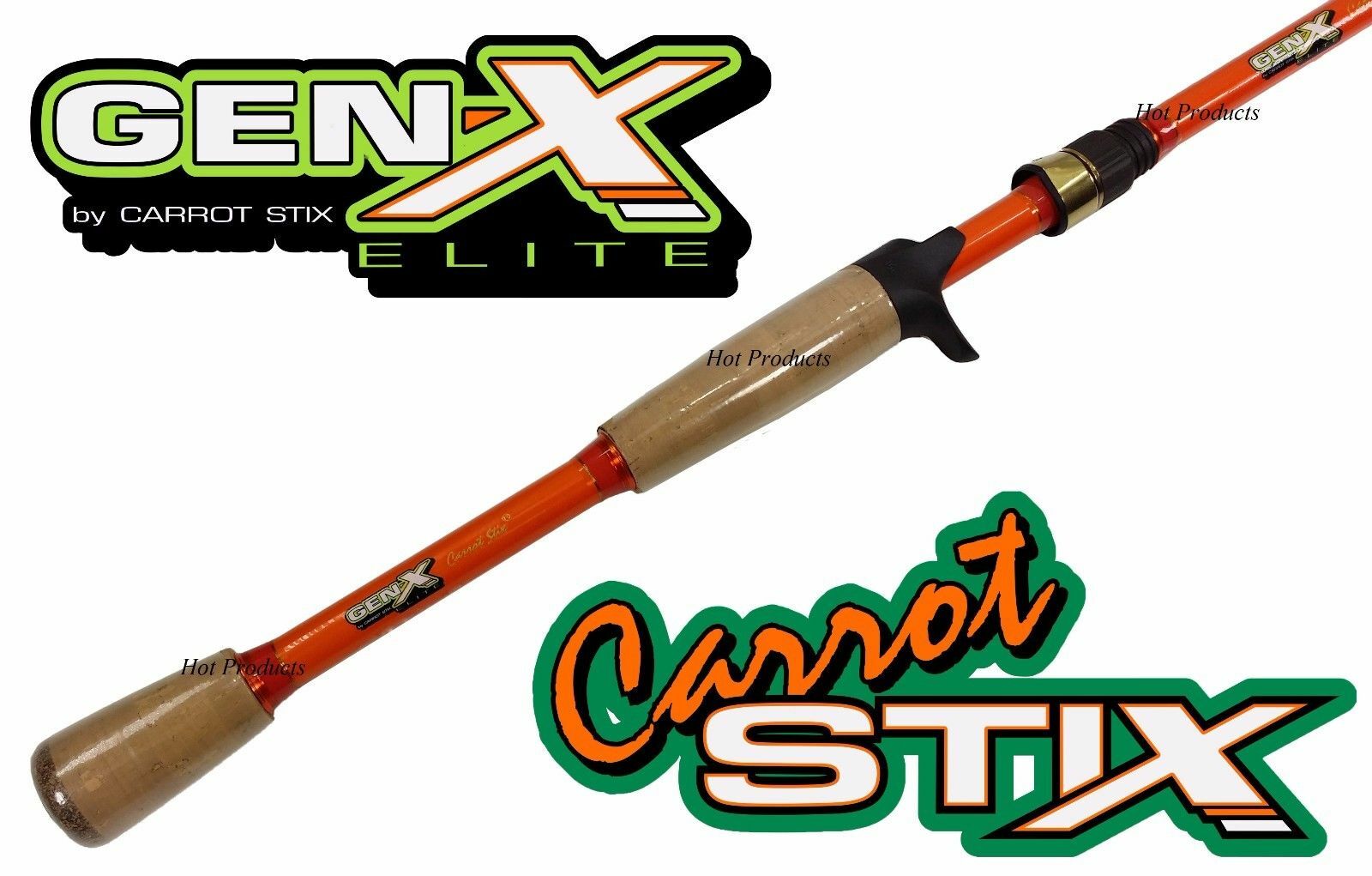 Carrot Stix CASTING 7′ MEDIUM HEAVY GEN X ELITE Bass Fishing Rod CGXE701MH-F-C