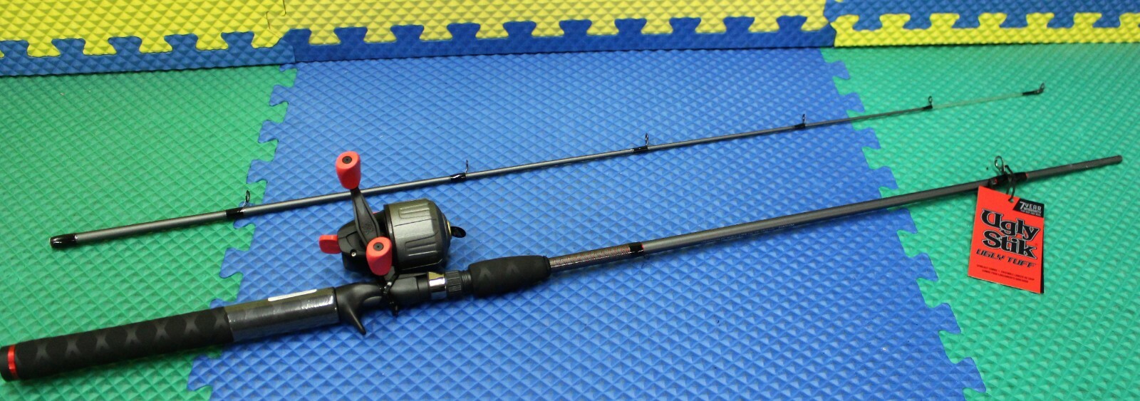 Shakespeare Ugly Stik Ugly Tuff Spincast Combo 6′ 6″ M USTUFCA662M/10CBO 1539106