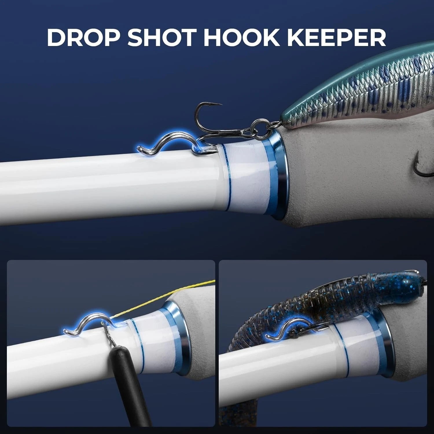 Centron Lite Travel Fishing Rods, Portable 4/5 Piece Spinning & Casting Rods,…