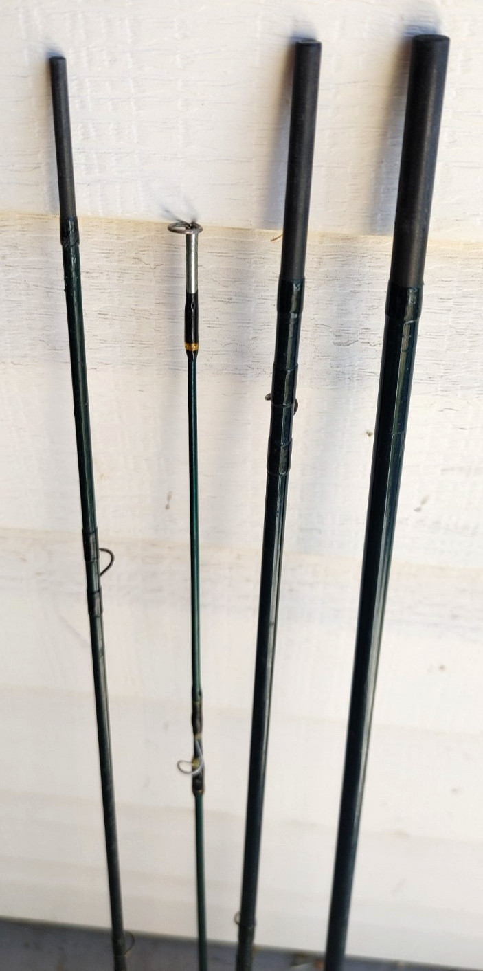 Orvis Trident TL Fly Fishing Rod Green 4 Piece Pole 6.5 Mid Flex 8’5″ 3oz 5wt