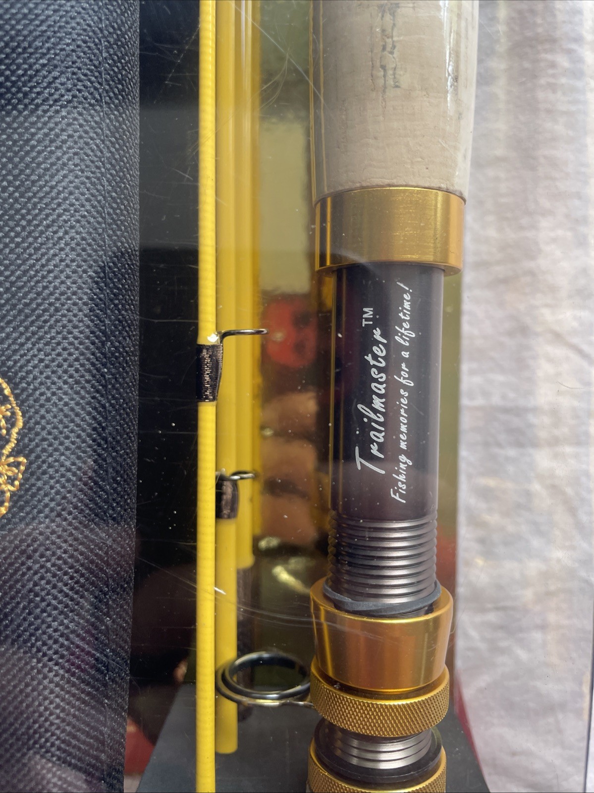 NEW Eagle Claw Trailmaster 7’ Spin Fly Travel Rod Multi Piece Pack Pole Case NIB