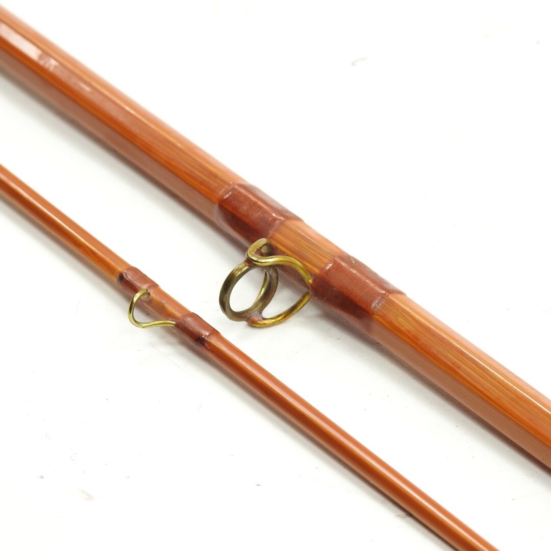 Custom-Built Bamboo Fly Fishing Rod. 8’ 6wt. W/ Wood Case. Drew Spanogle Maker?