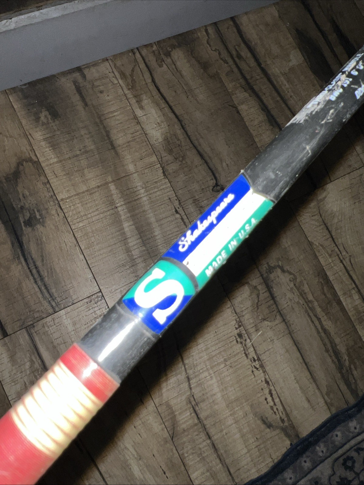 Vintage USA Shakespeare Wonderglass Rod 6’ 1pc, Saltwater Bottom Feeder BWC 191