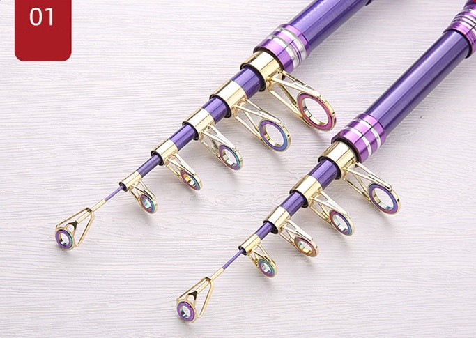 Telescopic Fishing Rod Carbon Fiber Spinning Rod Saltwater Fishing Pole 1.8-3.0M