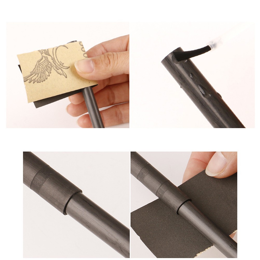 Carbon Fiber Repair Kit for Fixing and Upgrading Fishing Poles 1mm~10mm*10cm