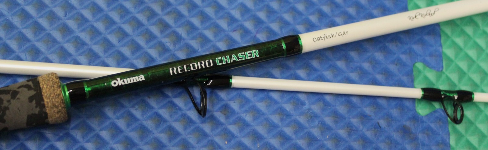 Okuma Record Chaser Catfish Alligator Gar Spinning Rod 2Pc Md Hvy 7’6″RC-S-762MH