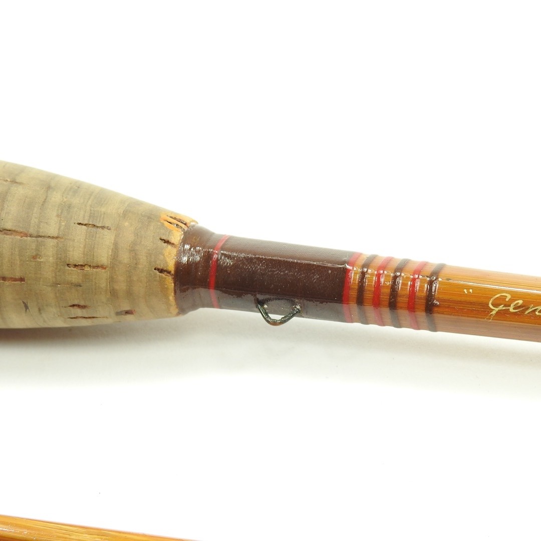 Gene Edwards De Luxe #53 Bamboo Fly Rod. 8’. 3/2. W/ Tube & Sock.