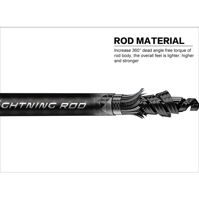 Berkley Lightning Baitcasting Fishing Rod 2 Rod Tips Saltwater Fishing Rod