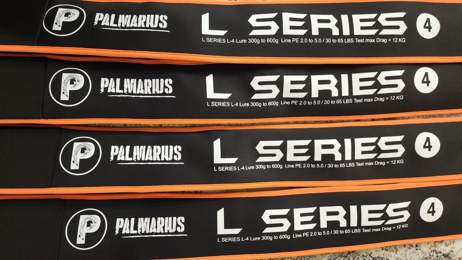 L Series 72-4 300g to 650g (10 oz to 22 oz) Slow/long fall jigging rod