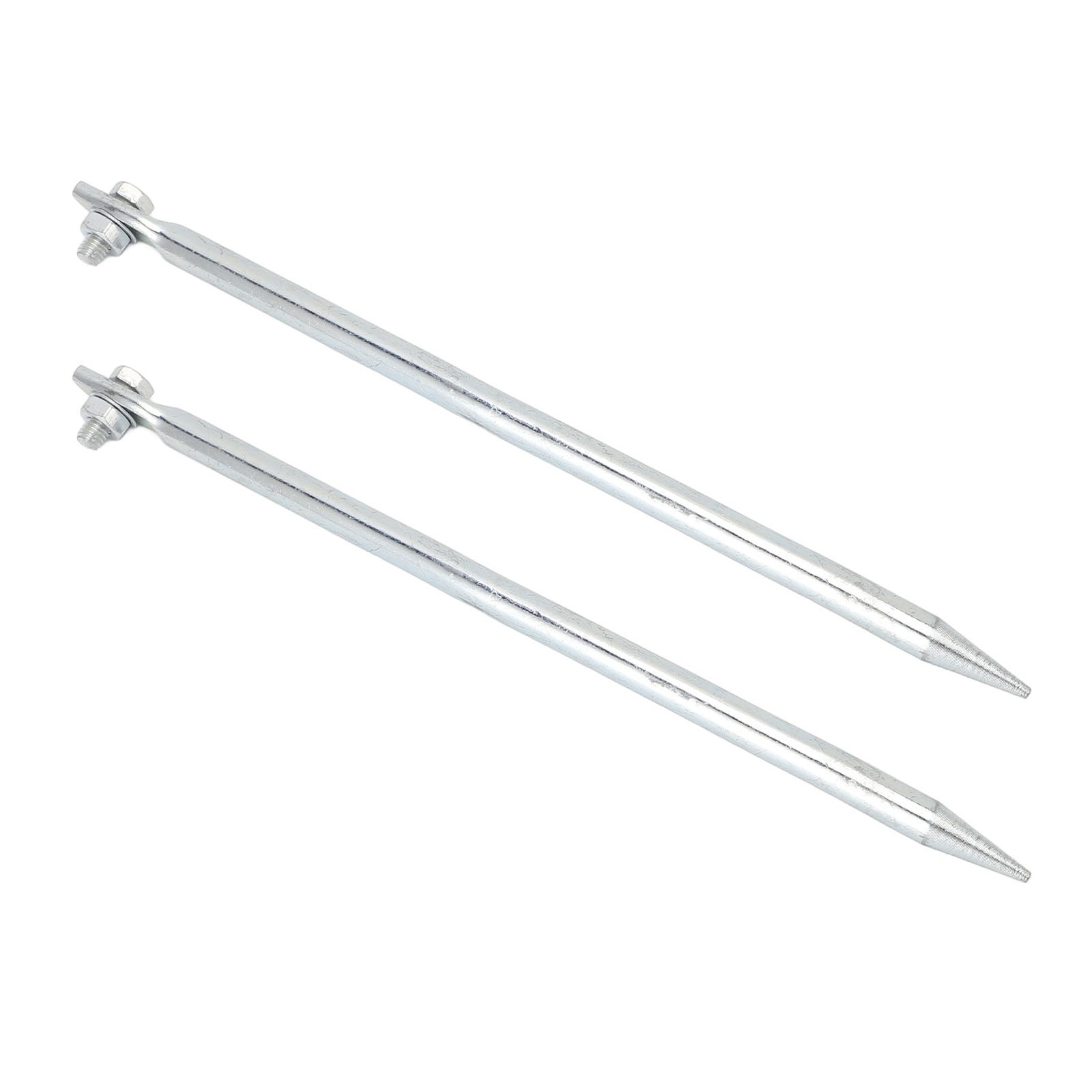 2 Pcs Ground Rods Heavy-Duty For Effective Grounding In Fences Easy To Use