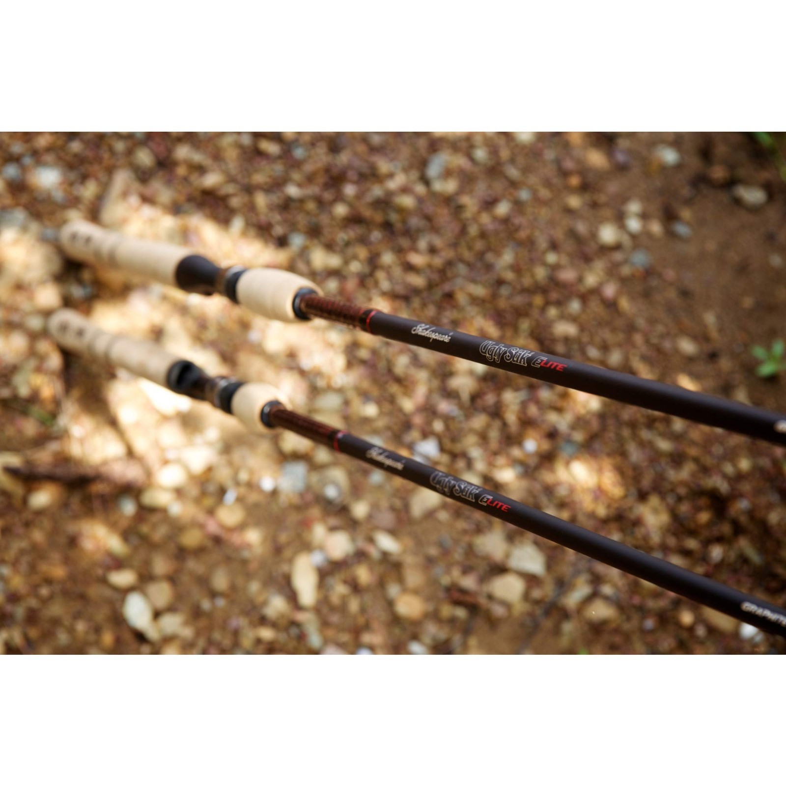 Ugly Stik 6’6” Elite Spinning Rod, Two Piece Spinning Rod, 6-14lb Line Rating…
