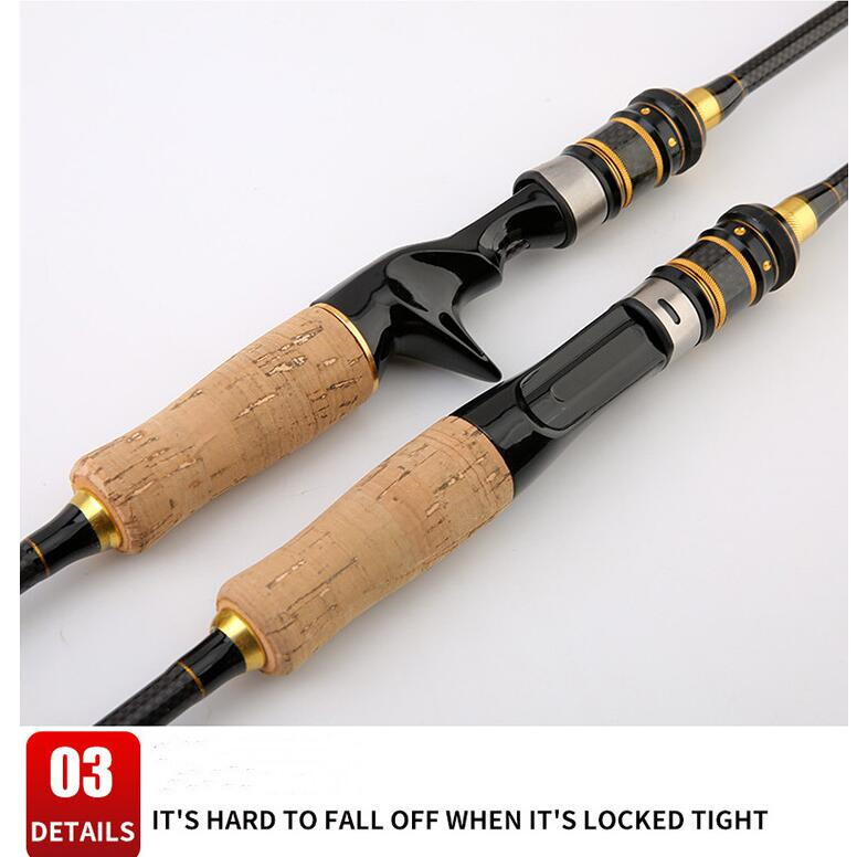 1.65M/1.8M Lure Fishing Rod Casting/Spinning Fishing Rod Carbon Fiber Pole Trout