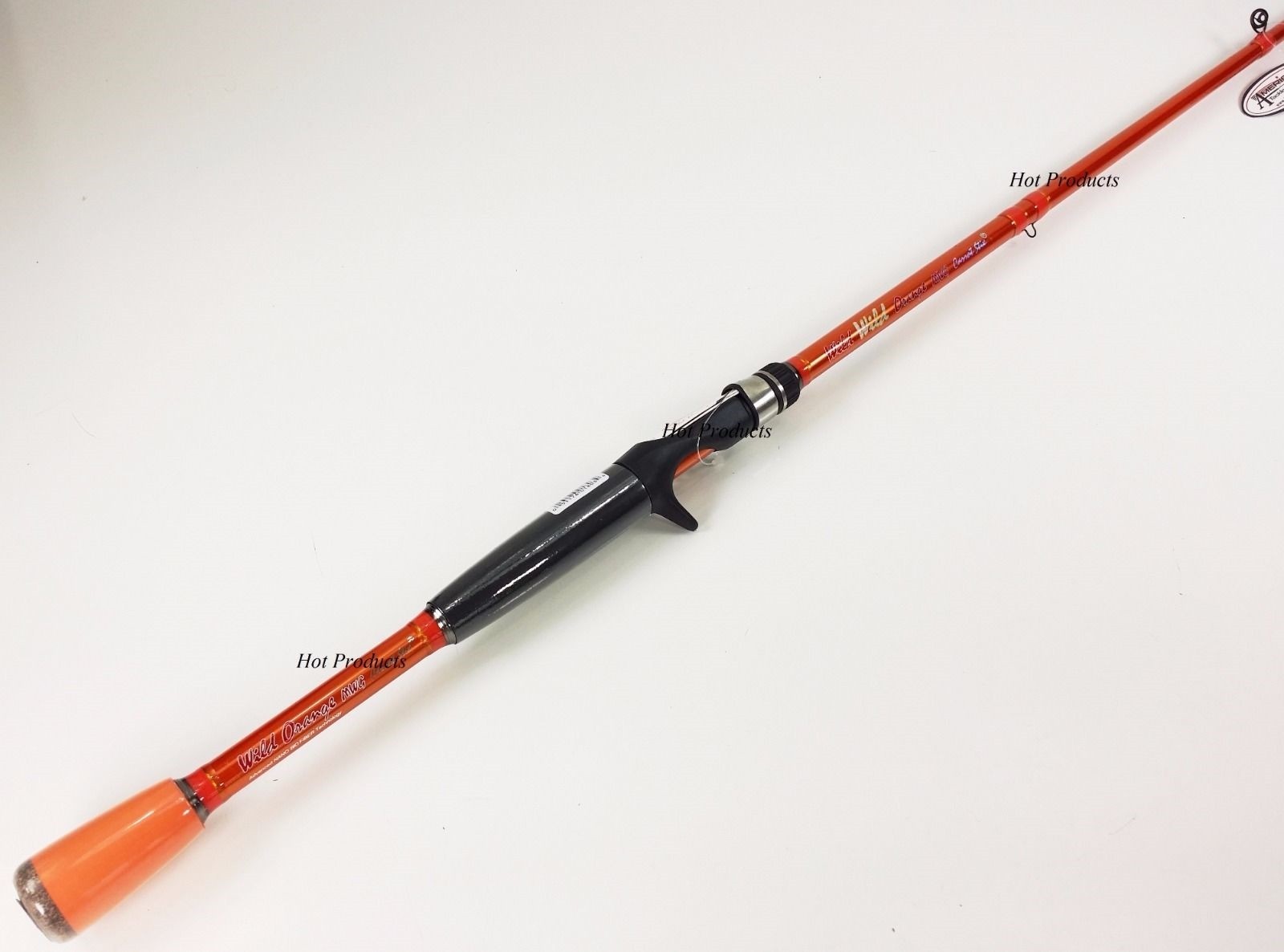 Carrot Stix CASTING 7′ MEDIUM HEAVY Wild Orange PLUS MicroWave Guide Fishing Rod