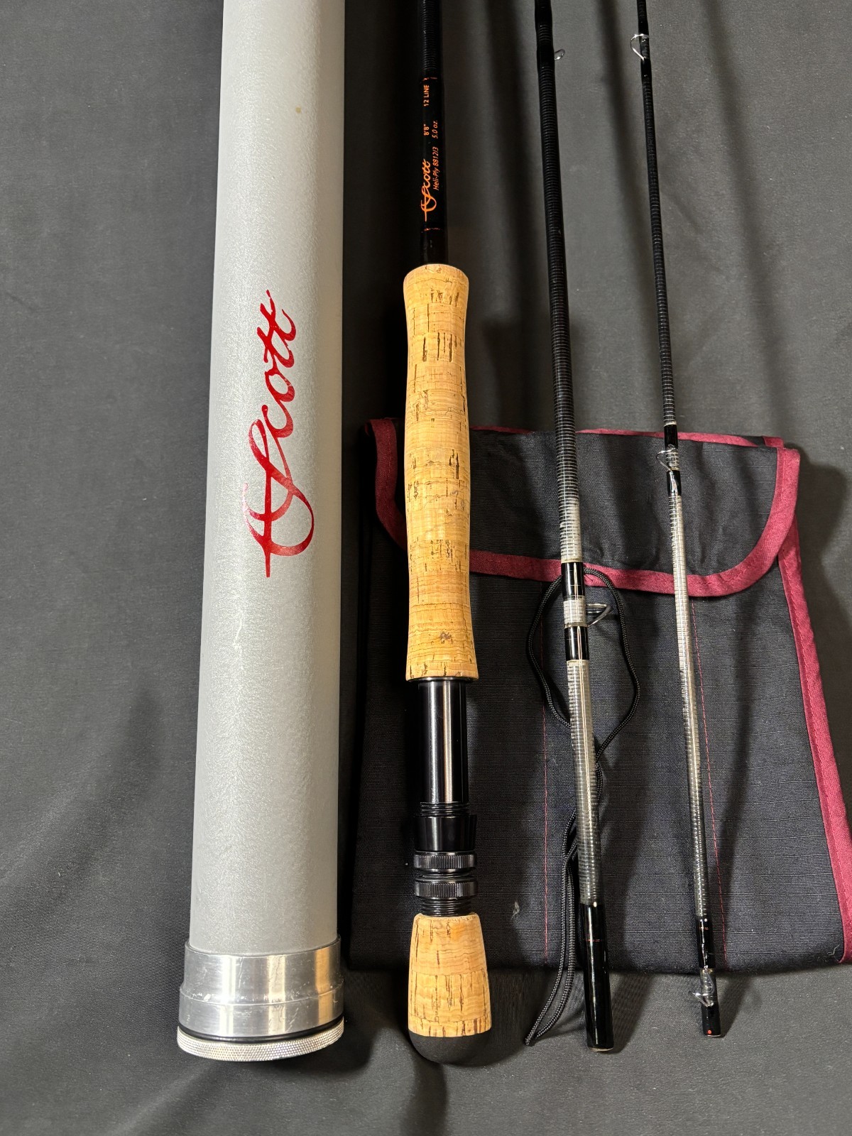 Scott Heli-Ply 8812/3 8ft8in 12wt 3pc Excellent Condition Serial No.139855