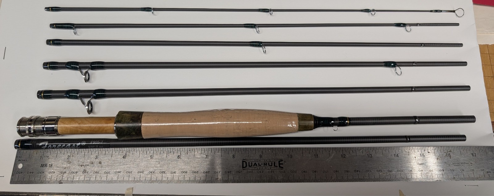 Batson Rainshadow 7 piece 5 weight fly rod