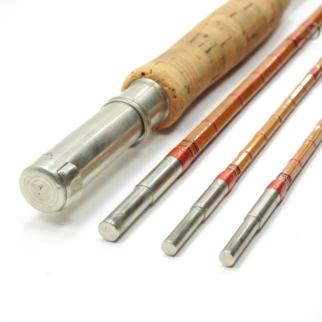 F.E. Thomas Special “Wet Fly” Bamboo Fly Fishing Rod. 9’ 6”. W/ Tube & Sock.
