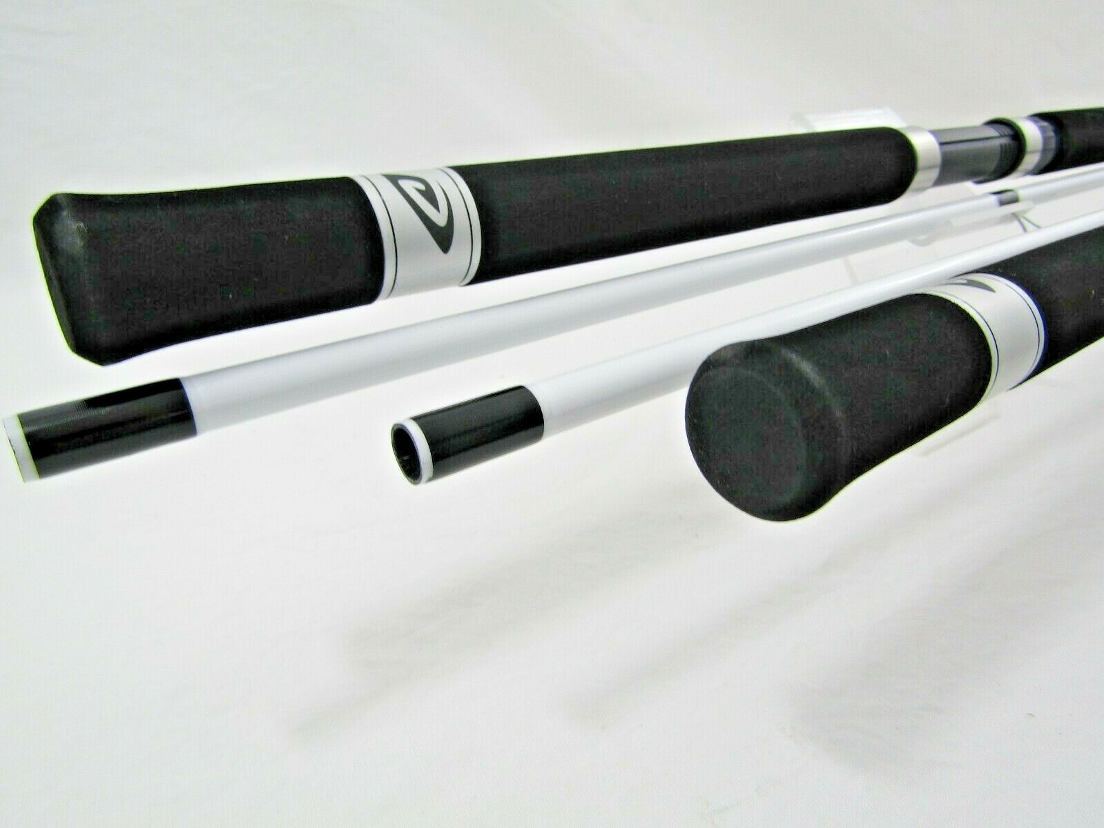 SET OF (2) DENALI NEW SERIES PRYME 12 FT TROLLING CRAPPIE ROD 2 PIECE P1201TR