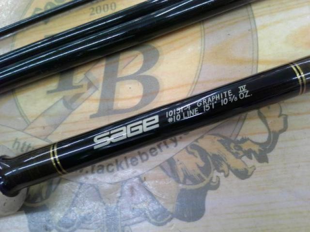 SAGE Fly Rod 10151-4 Graphite IV #10 15ft1inch 4 pieces Black Fly Fishing