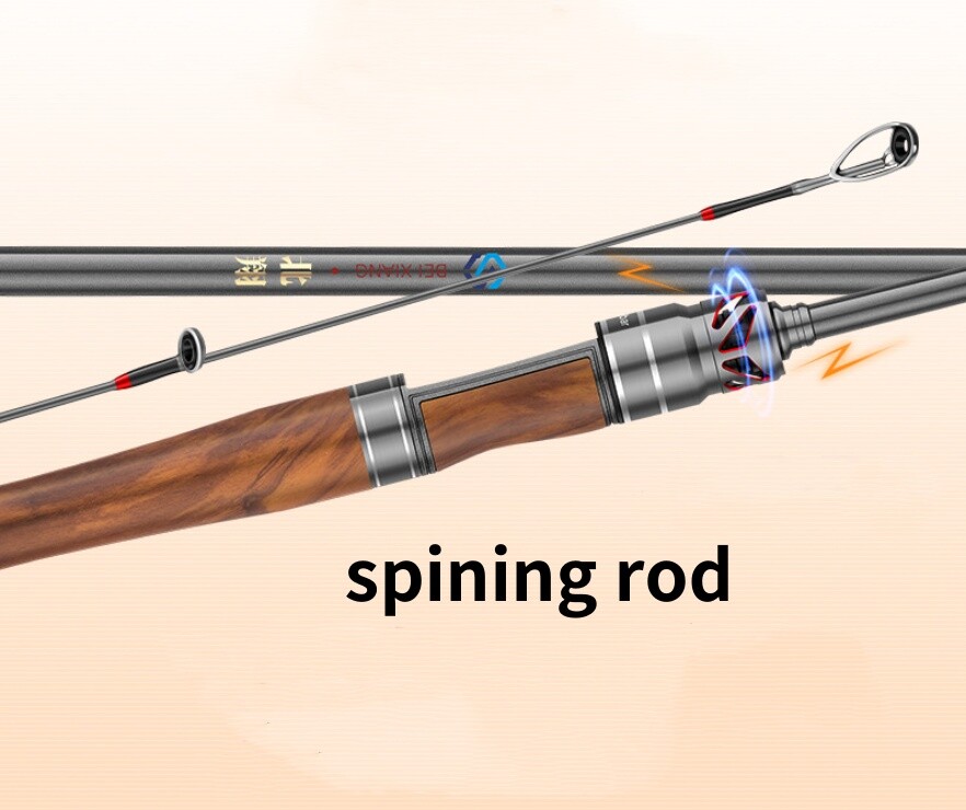 1.68M/1.8M Lure Carbon Fiber Fishing Rod Ultra Light Spinning Casting Rods Pole