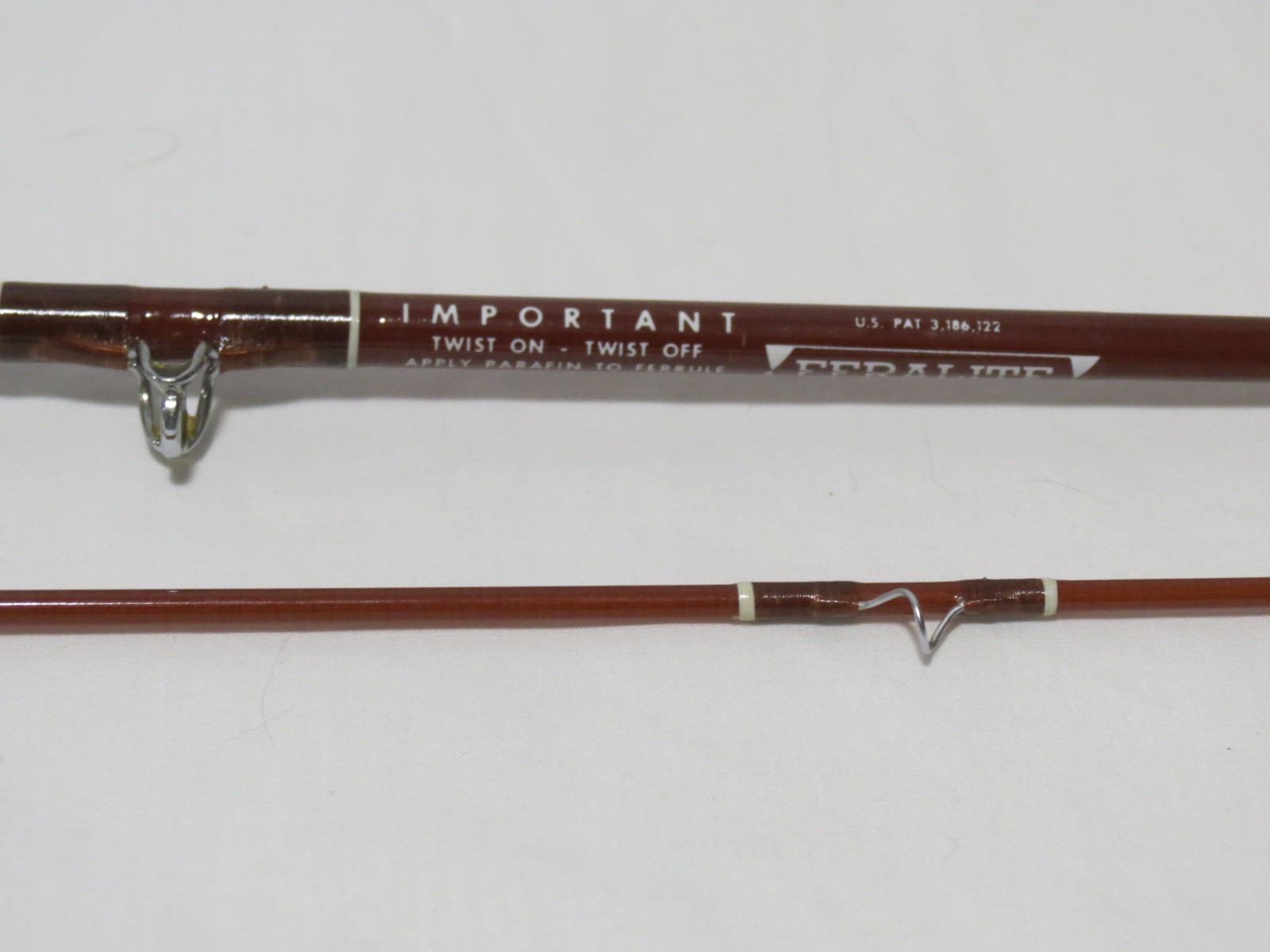 Fenwick FF70 7′ 3 oz Aftma Fly Line 5-6 Bill Haislip Feralite Fly Rod w/ Tube