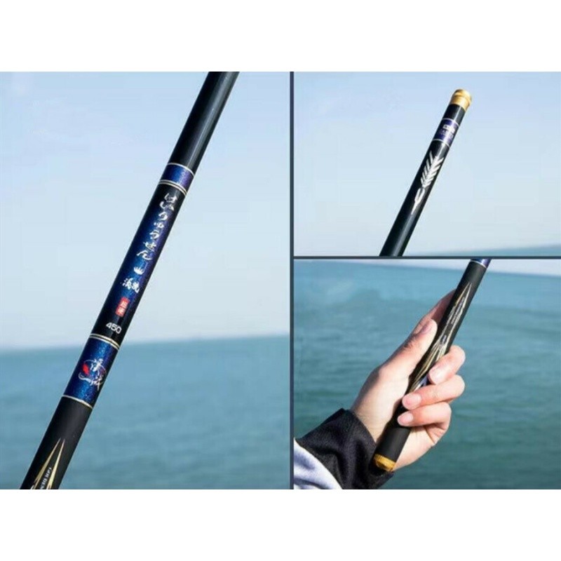 3.6M -10M Carbon Fiber Fishing Rod Telescopic Ultra-light Hard Pole Stream Rods