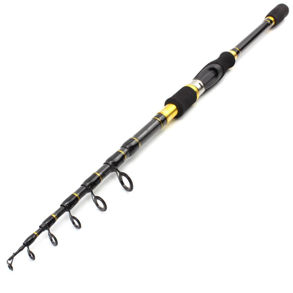 Fishing Rod Telescopic 1.8m 2.1m 2.4m 2.7m Carbon Casting Spinning Sea Tackle