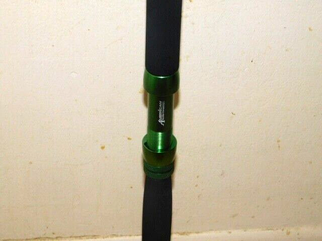 CUSTOM CONVENTIONAL ROD DEEP GREEN MARBLE 8 FT 1 PC 20-40 LB NEW