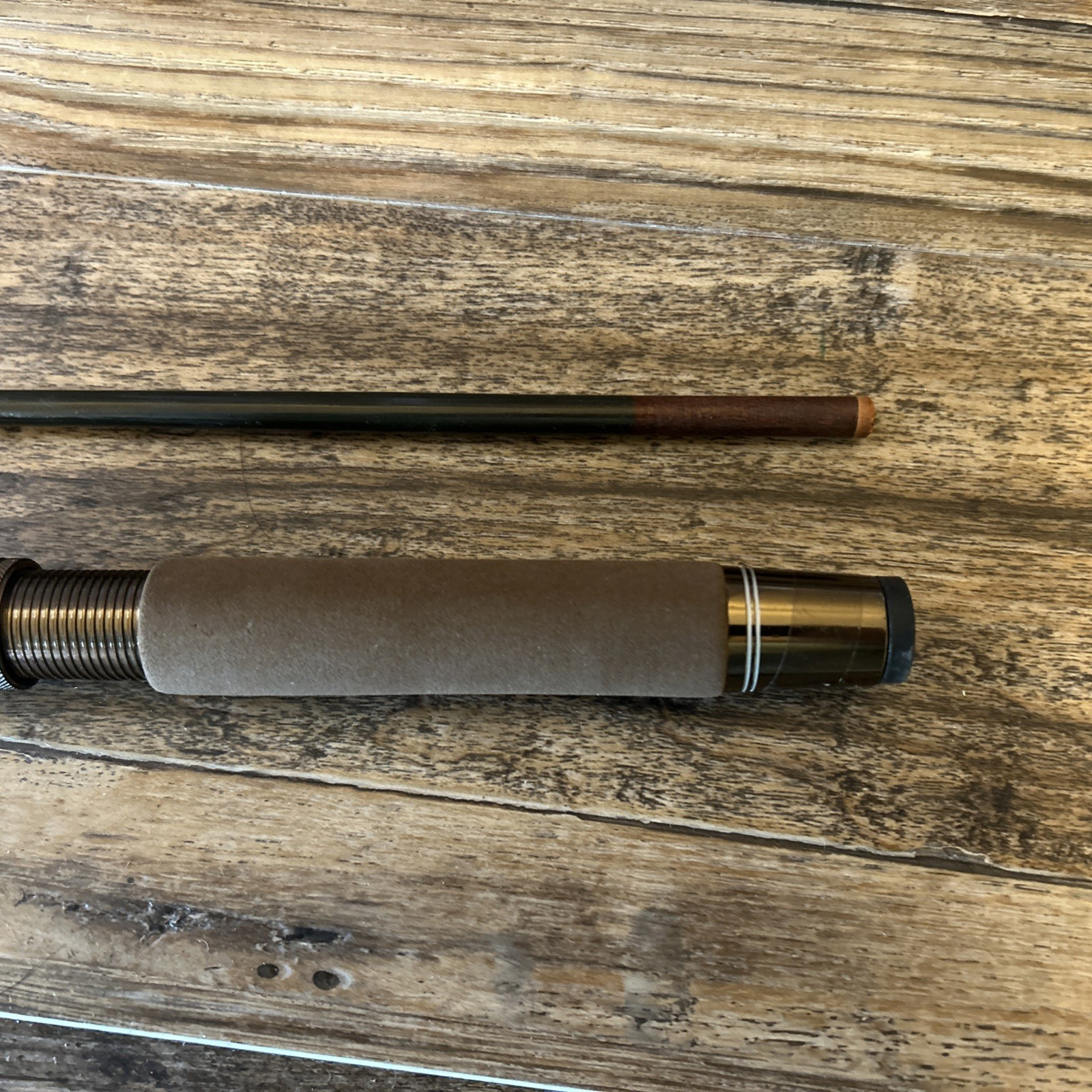 Vintage Ocean City Fishing Rod 2-Piece 7’ Fiberglass No. 32702N EUC