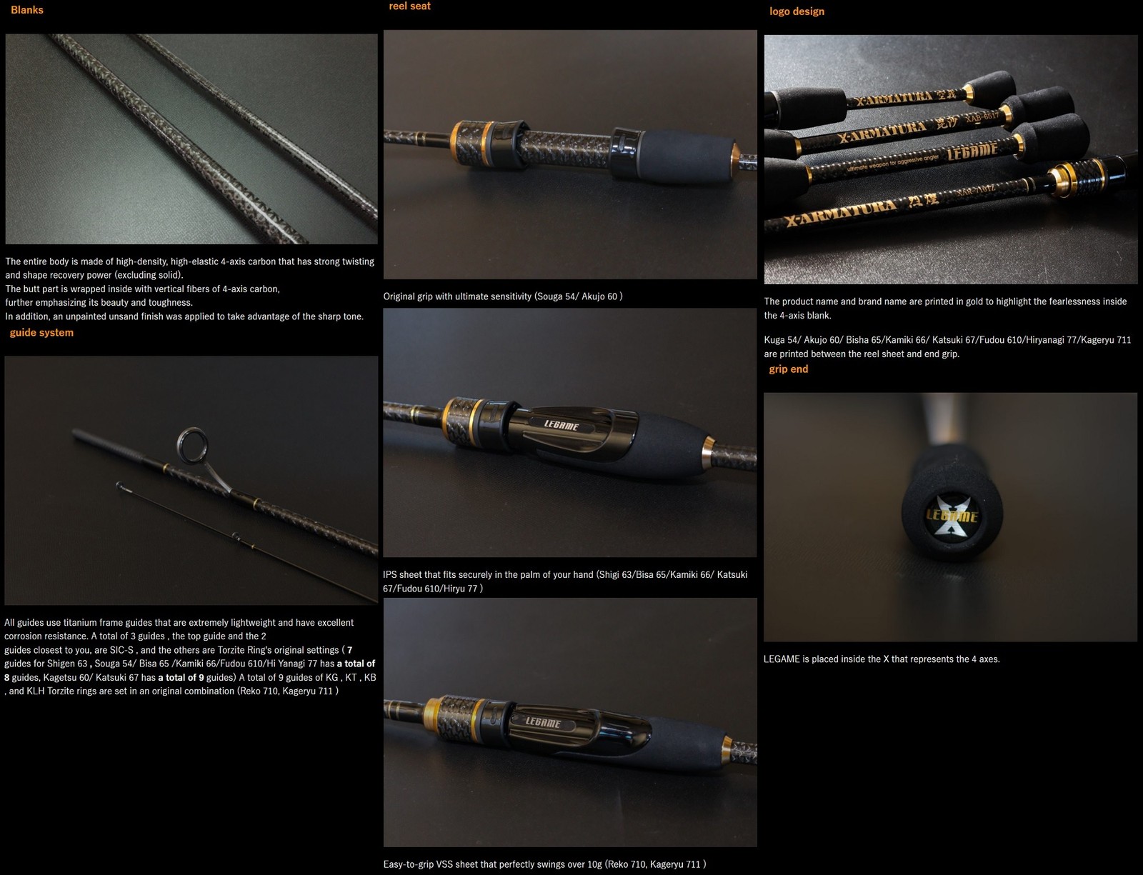 Le Game Rod Spinning X-Armatura XAG-6718 Light Game Gatotsu (8876)