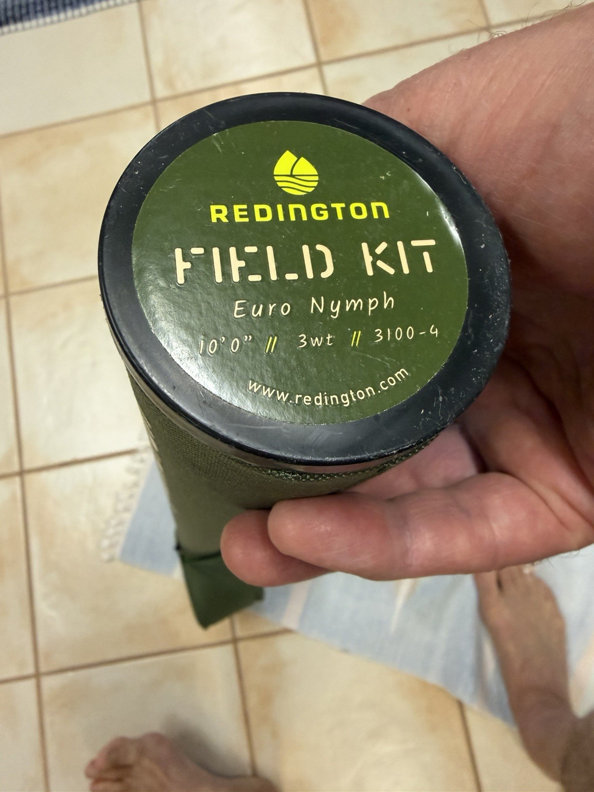 Redington Euro Nymph II Field Kit Fly Fishing Rod Reel Line Combo 10′ 3wt 4pcs