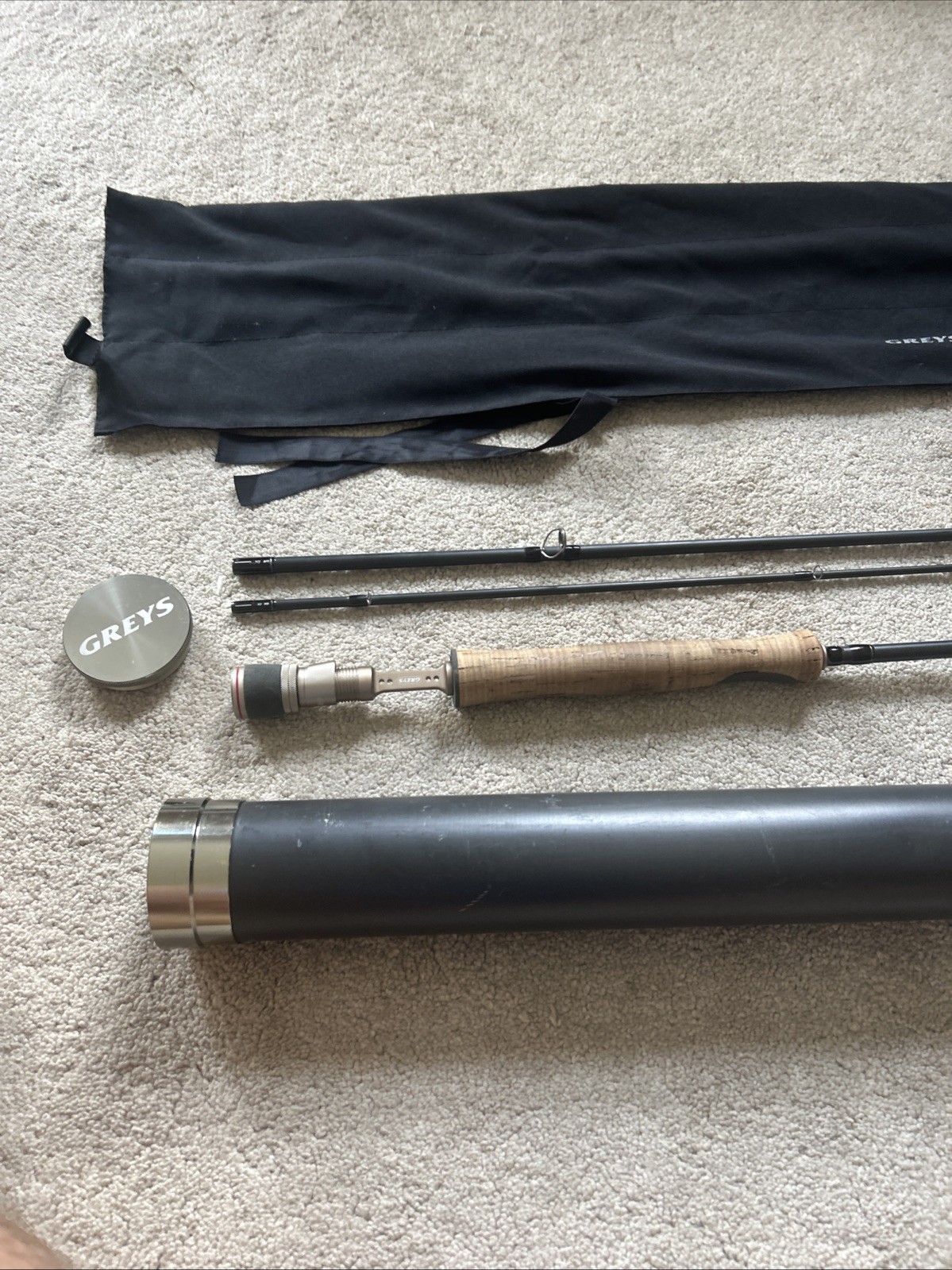 Greys G-tec 10 Foot #8 Weight carbon Fly Fishing Rod Predator Trout G Tec GTec