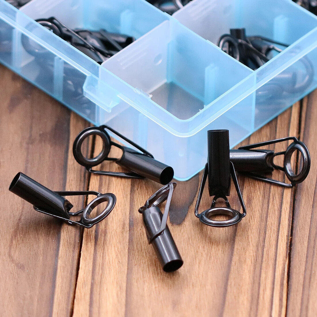 24~240pcs Casting Fishing Rod Tip Repair Building Kit Ceramic Ring for Saltwater
