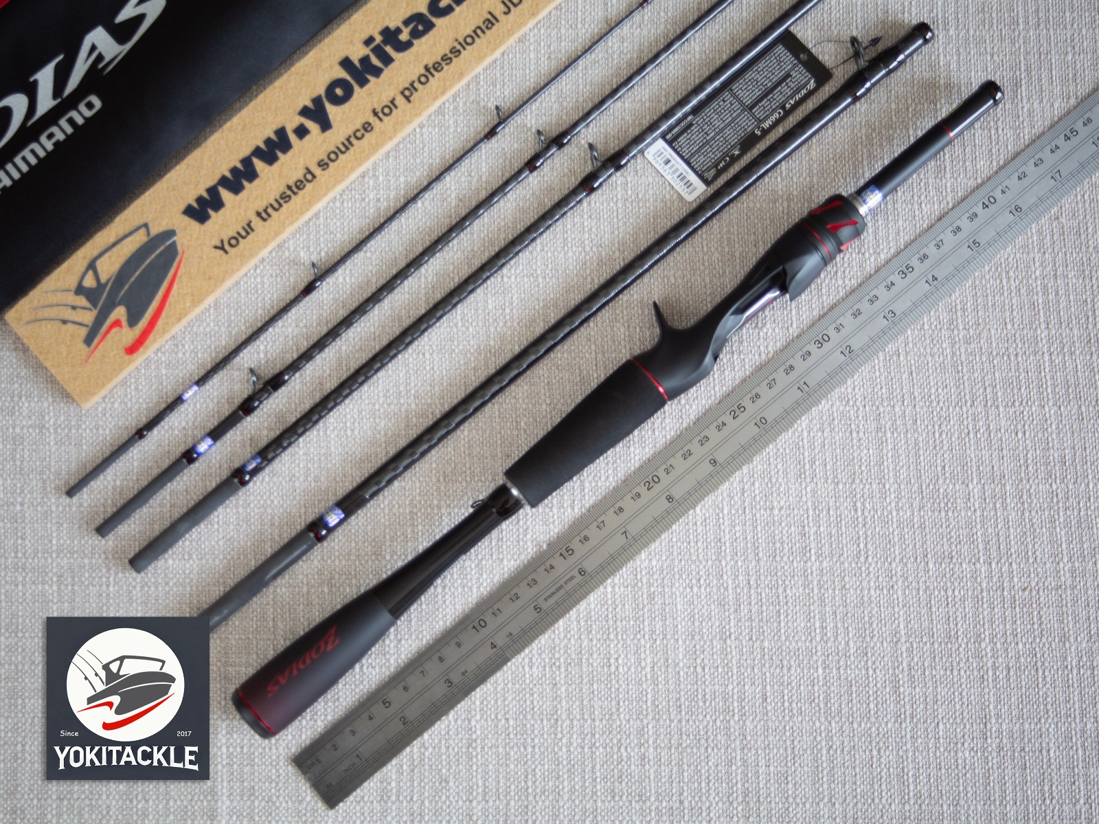 Watch Our Product Video-Shimano 21 ZODIAS Pack C58ML-4 Baitcasting Rod for Bass