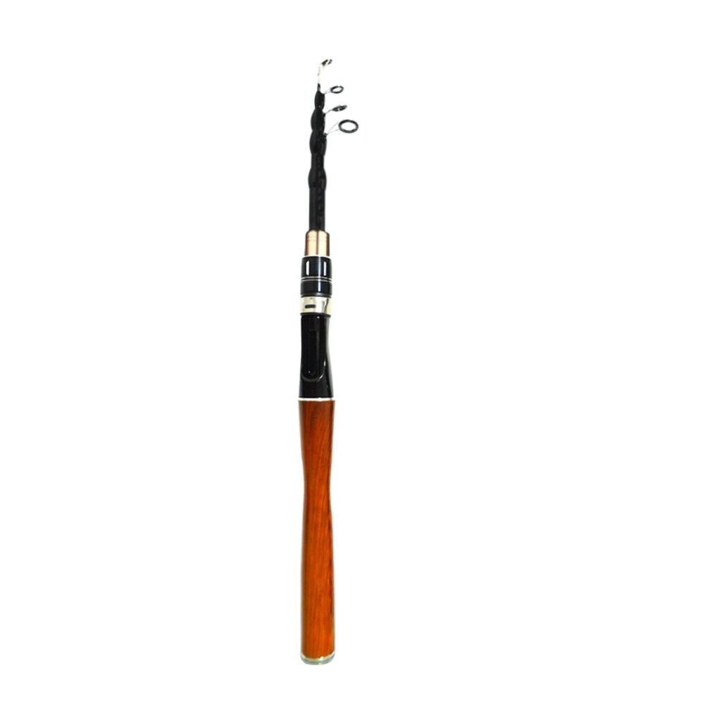 Collapsible Fishing Rod Telescopic 43cm 2.4m ML Power Carbon Composite