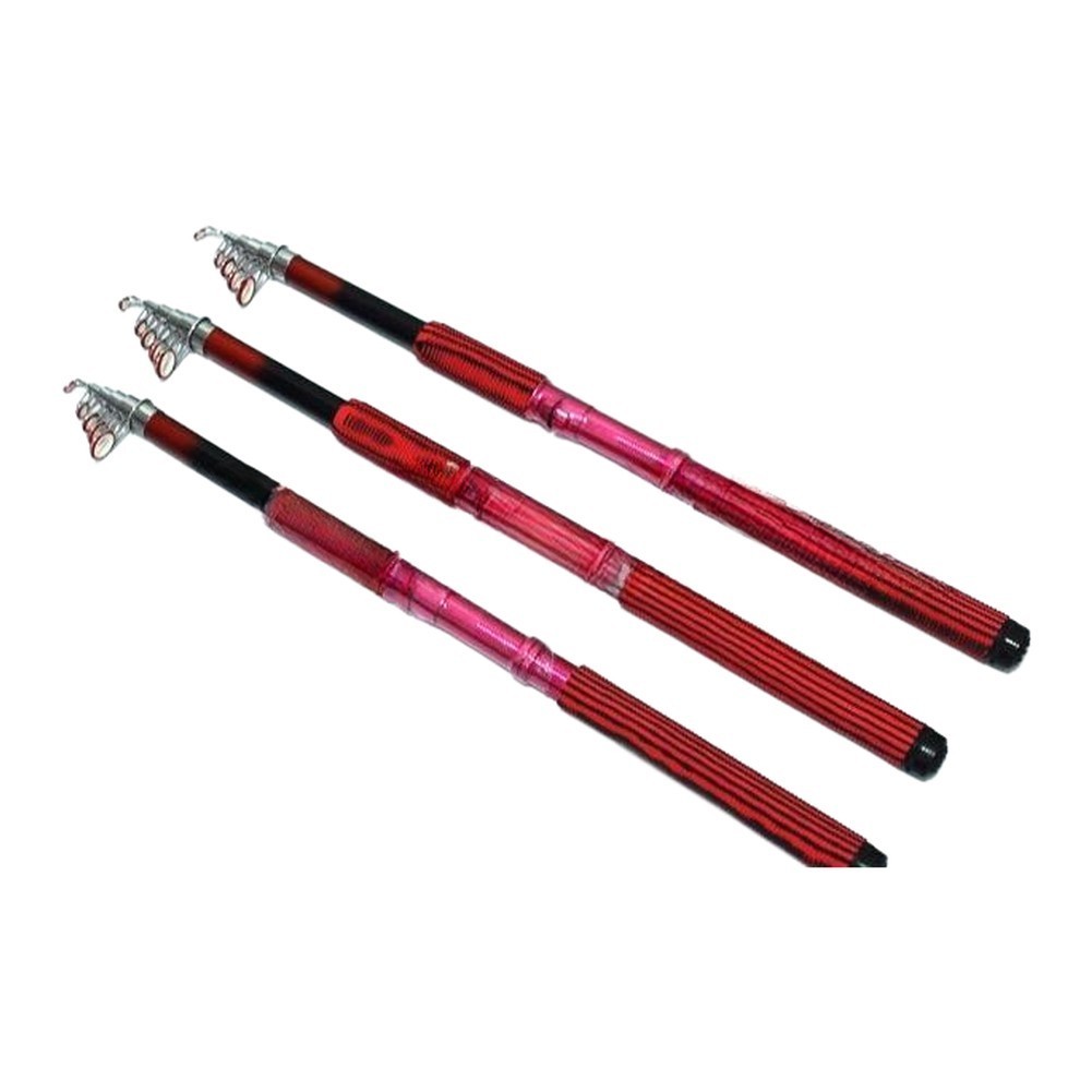 Surf Casting Rod 1.8m Telescopic Extra Hard Fiberglass Sea Fishing Rod
