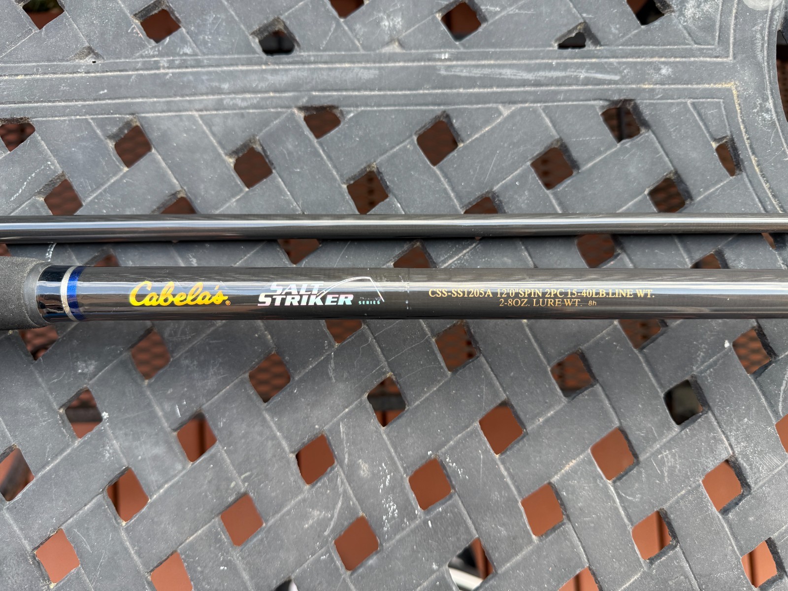 Cabela’s Salt Striker CSS-SS1205A, 12’0″, Heavy, Fast, 15-40lb, 2-8oz, Spinning