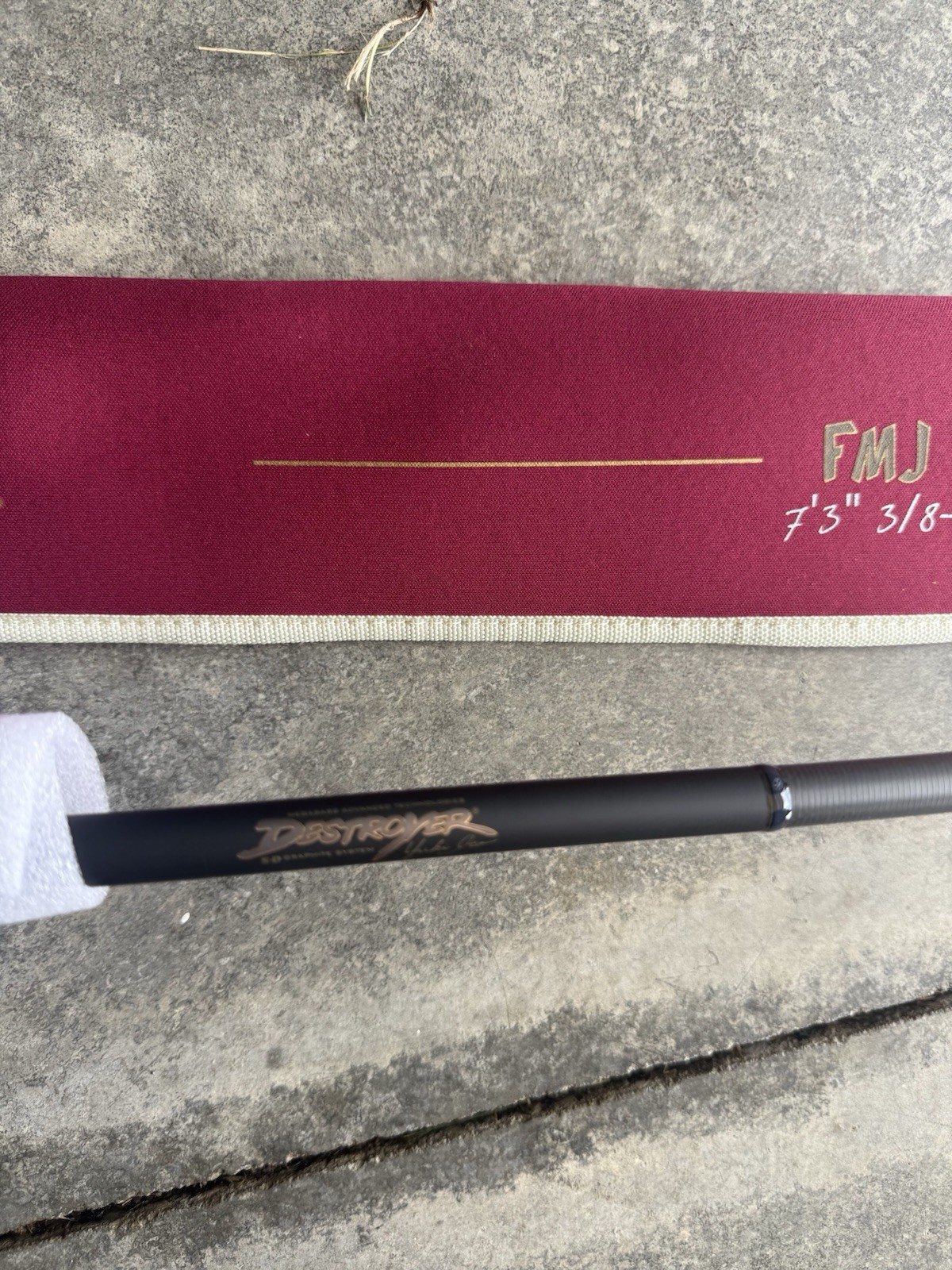 New With Tags Megabass P5 Destroyer FMJ Casting Rod 7’3 Medium Heavy F6-73X