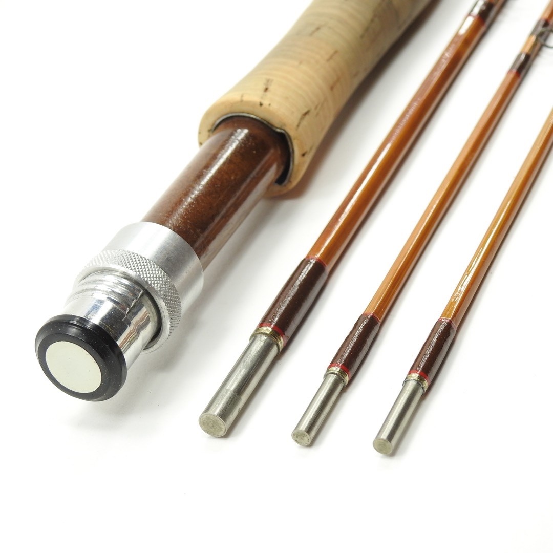 Gene Edwards De Luxe #53 Bamboo Fly Rod. 8’. 3/2. W/ Tube & Sock.