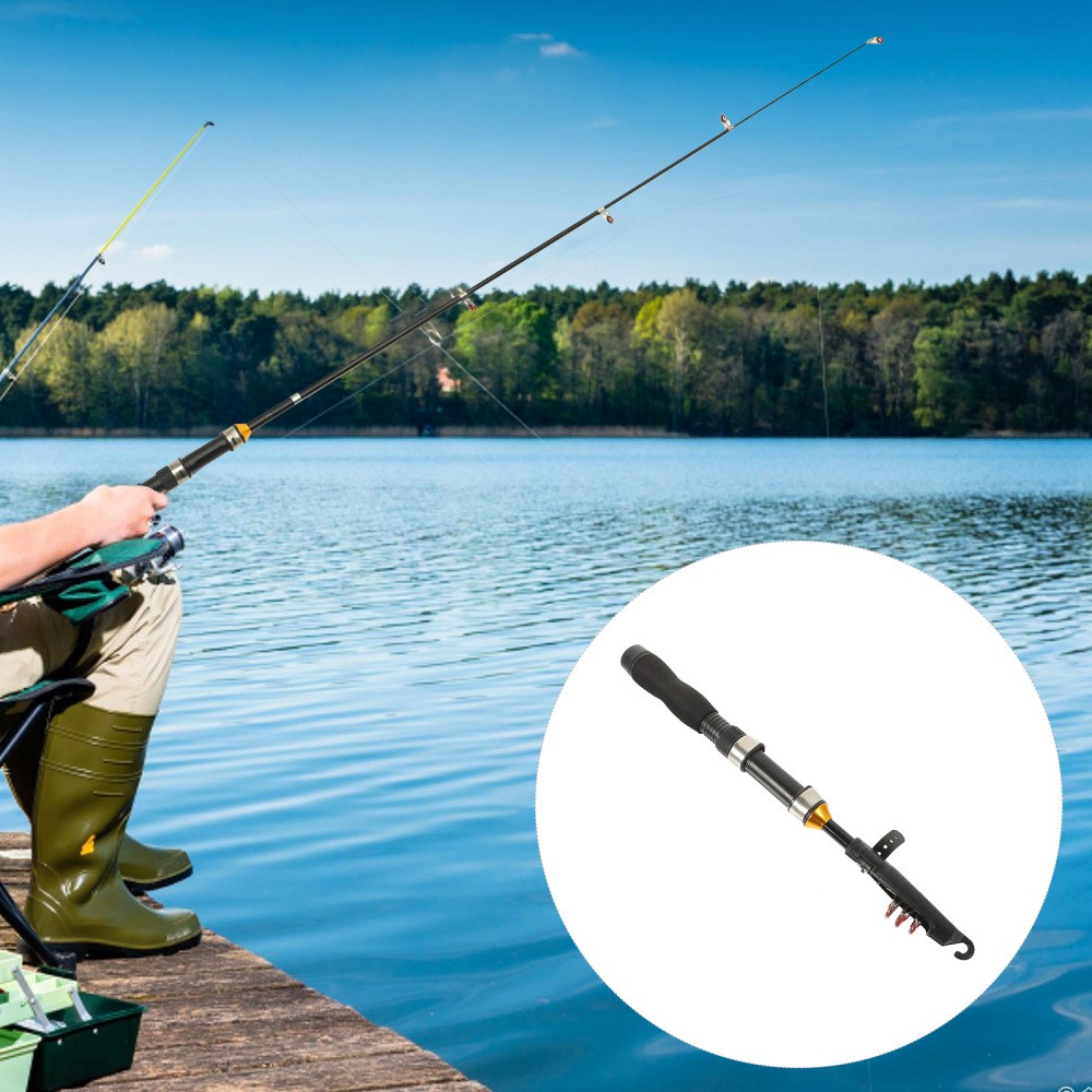 Fishing Rod Professional Telescopic Fishing Pole for Ice and Sea Fishing