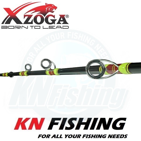 XZOGA MONSTER ACE TI-6646 Live Bait Rod Spiral Guides 2.00m 450gr