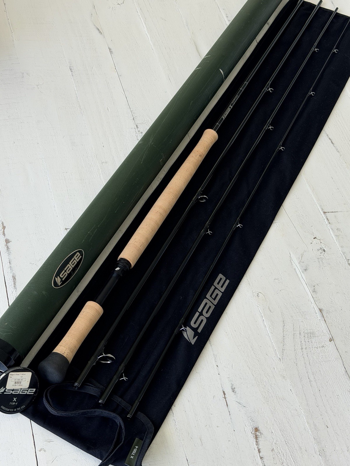 **BEAUTIFUL** 🔥 SAGE X 7wt. 13’ft~4pc Switch/Spey Flyrod🔥~LEGENDARY~🔥