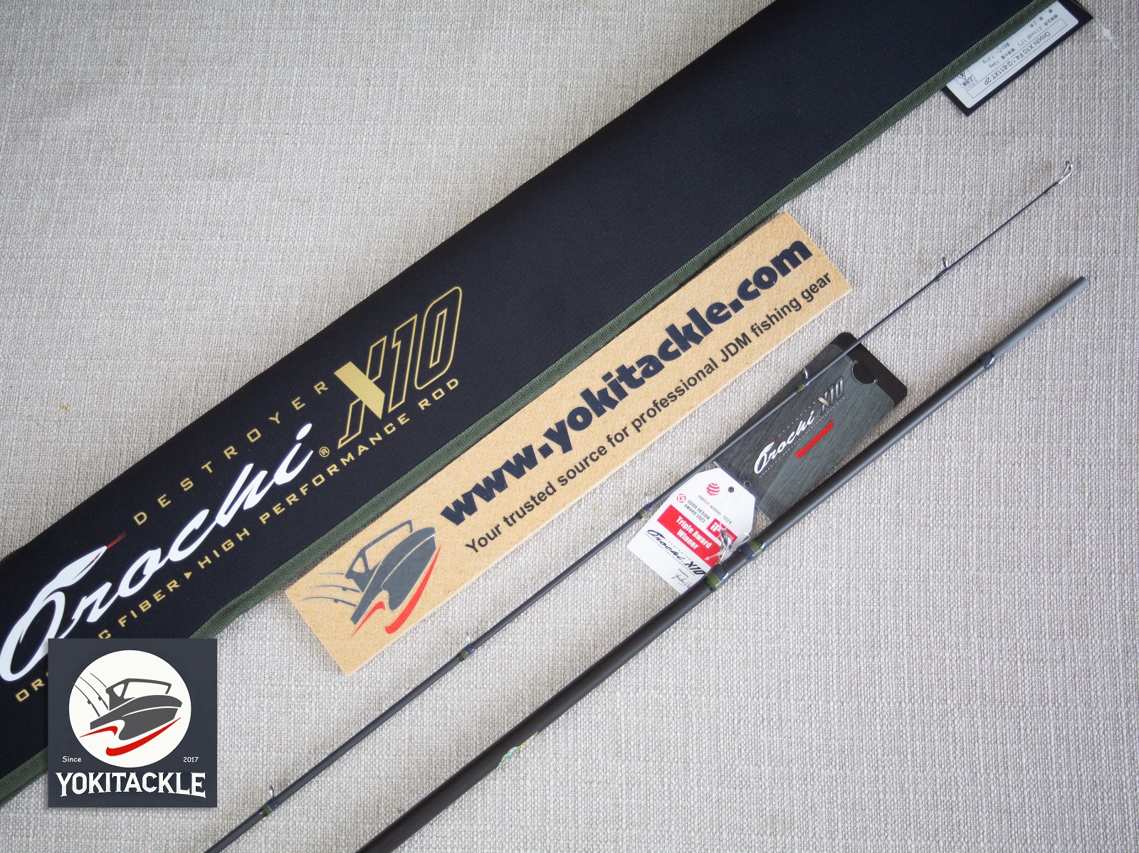 Megabass OROCHI X10 F4.1/2-611XT 2P Baitcasting Rod for Bass