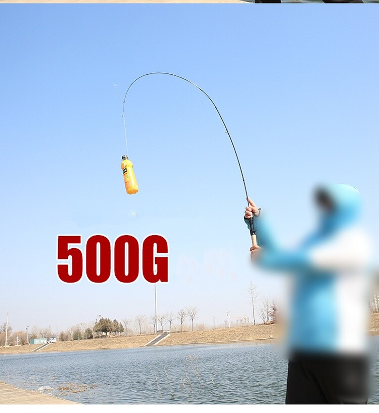 Fishing Rod Carbon Fiber Spinning/Casting Fishing Pole 1.68m/1.8m Bait Trout Rod
