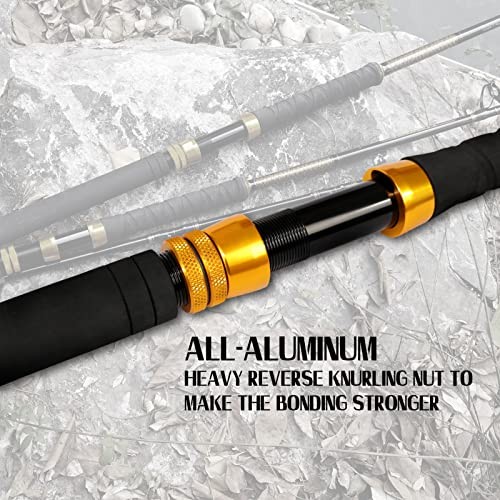 Heavy Duty Boat Trolling Rod – 1/2 Piece Saltwater Offshore Rod – Heavy Duty