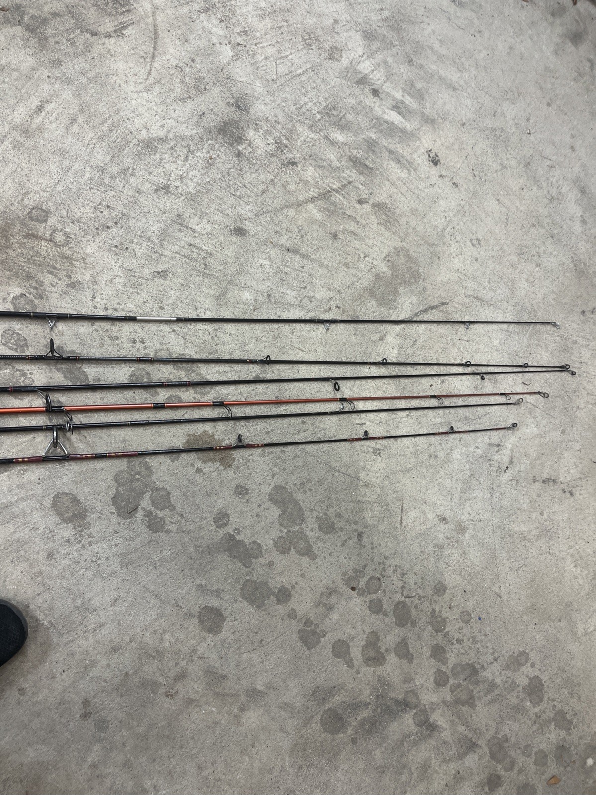 Lot Of 6 Spinner Rods